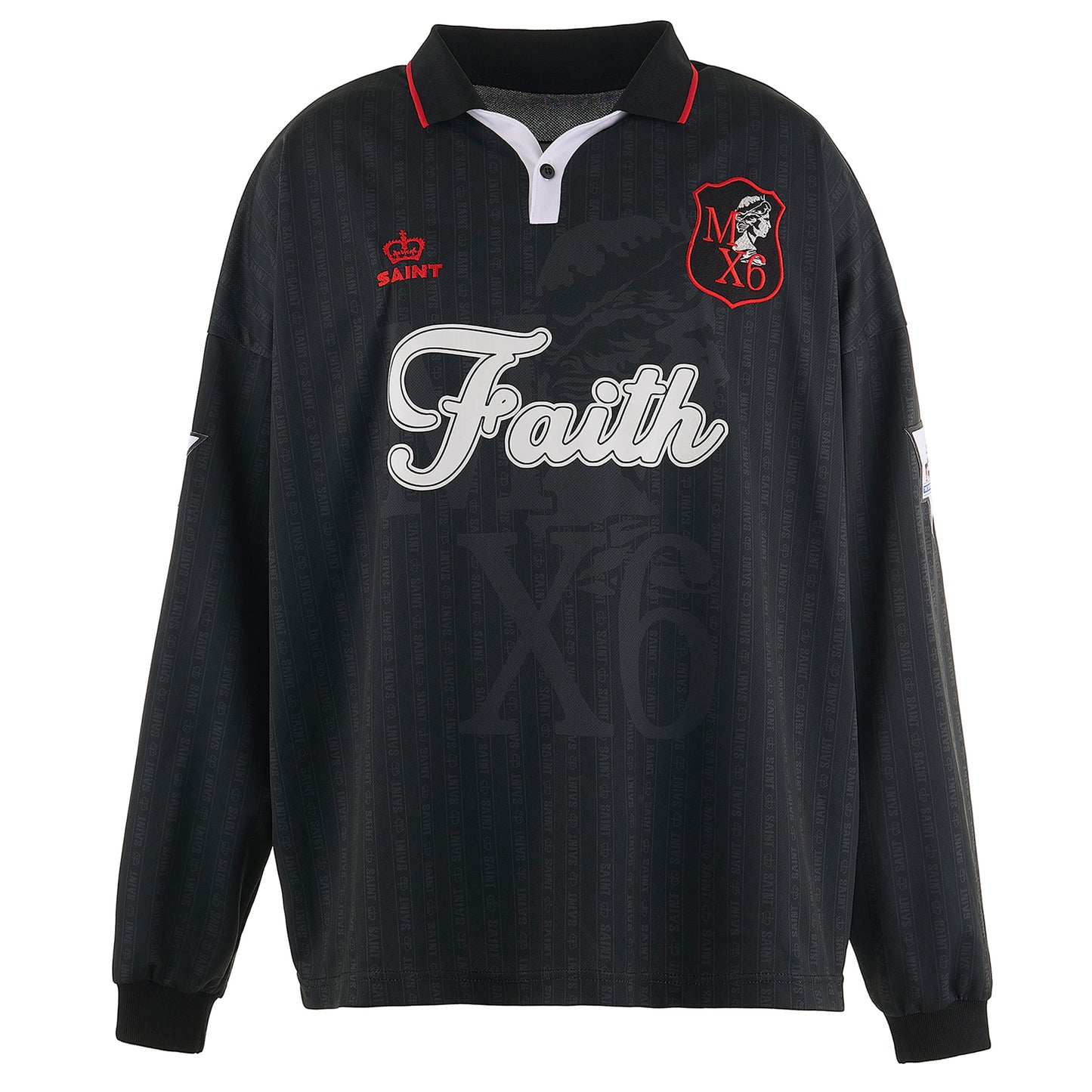 SOCCER SHIRT/FAITH / BLACK