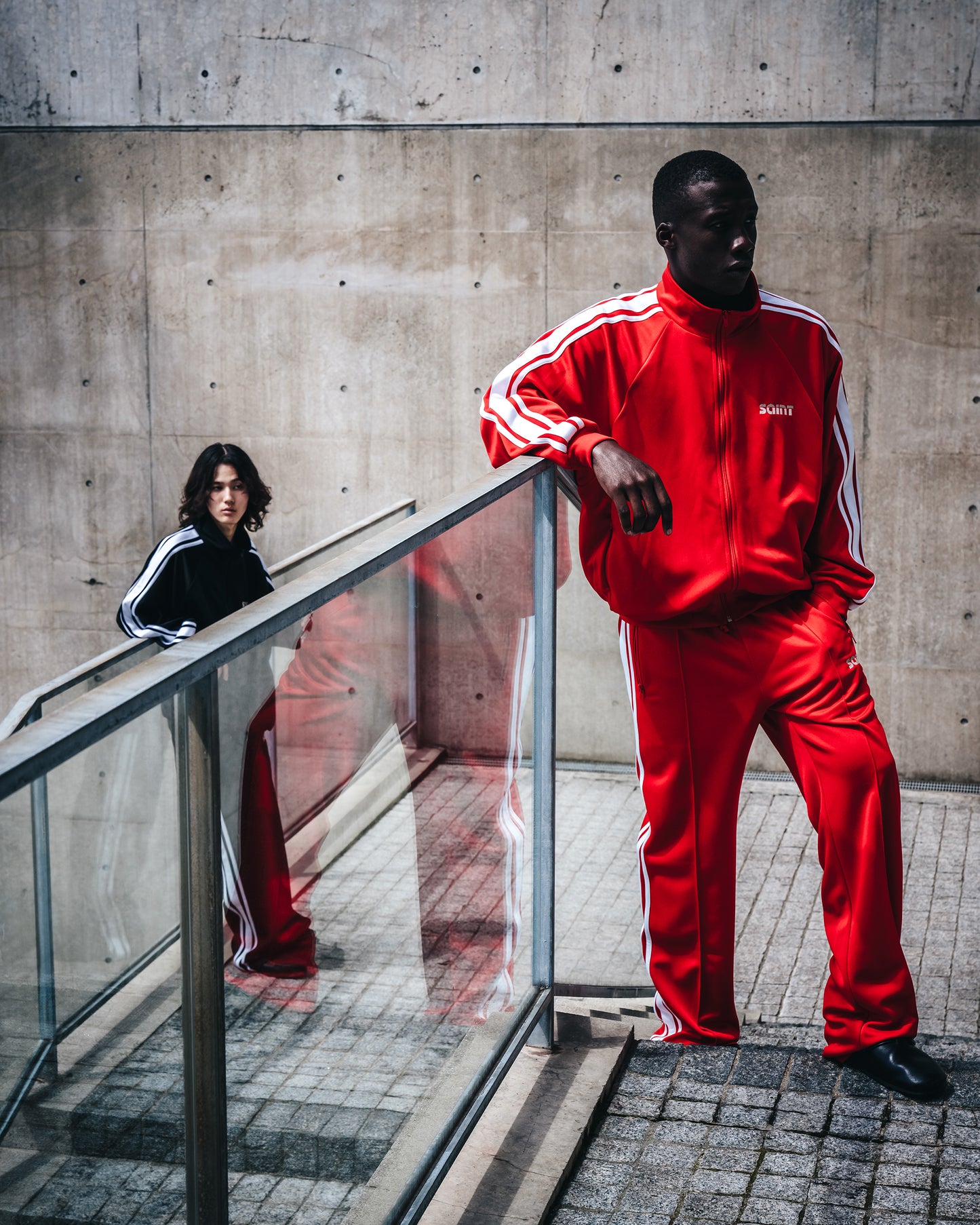 TRACK JACKET/SAINT / RED