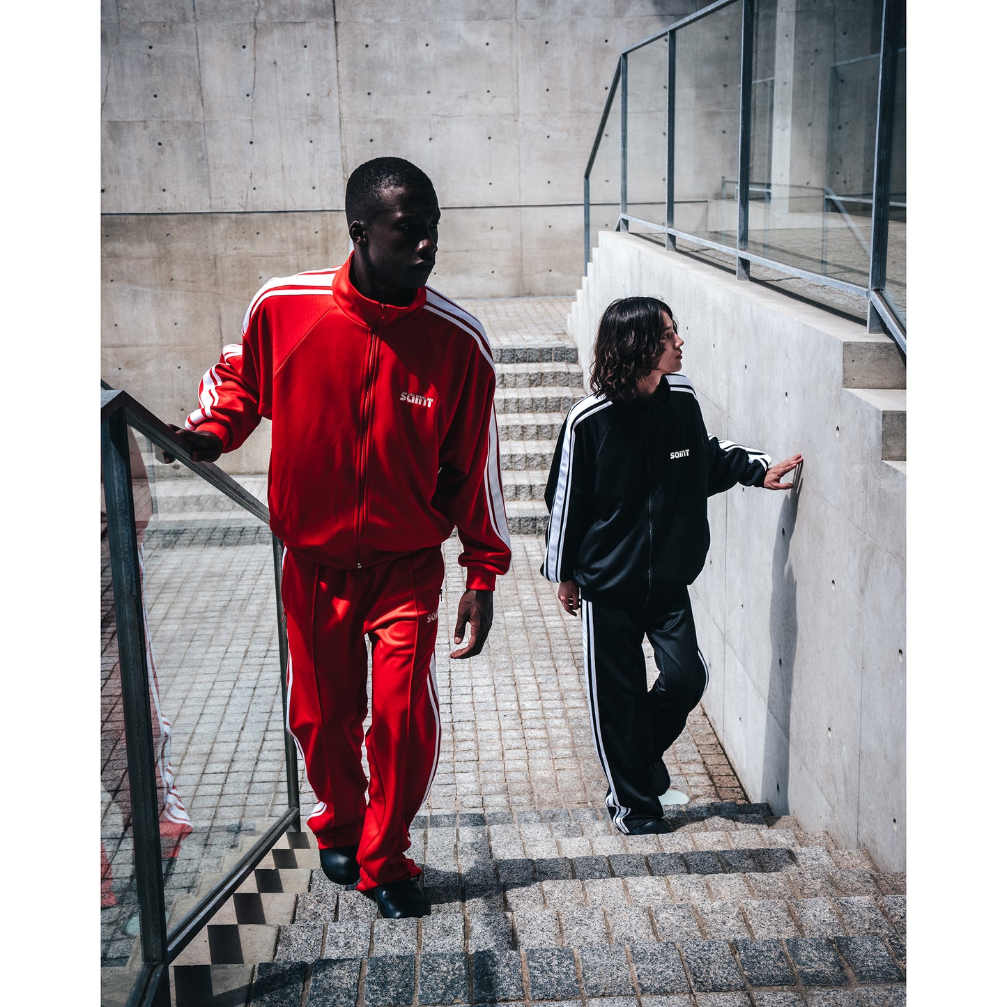 TRACK JACKET/SAINT / RED