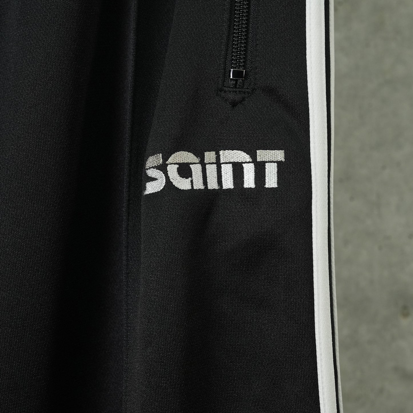 TRACK PANTS/SAINT / BLACK