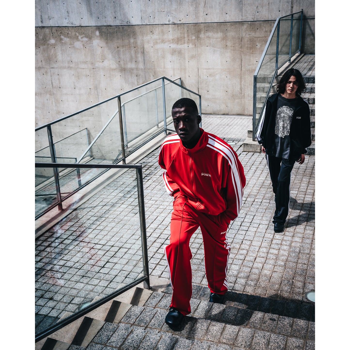 TRACK PANTS/SAINT / RED