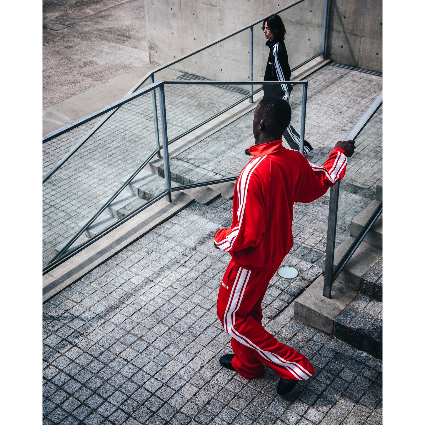 TRACK PANTS/SAINT / RED