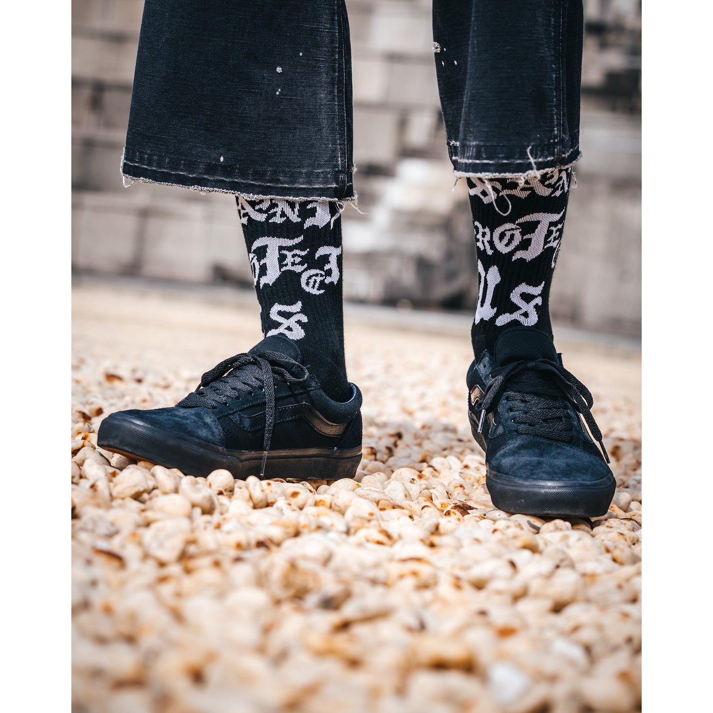 SOCKS/SAINT PROTECT / BLACK