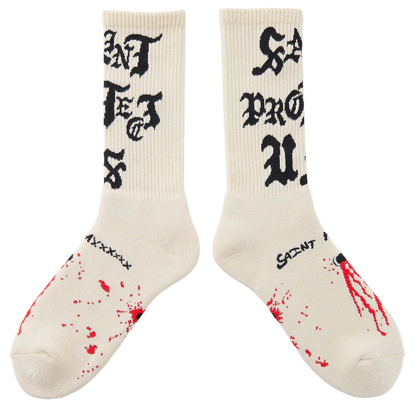 SOCKS/SAINT PROTECT / ECRU