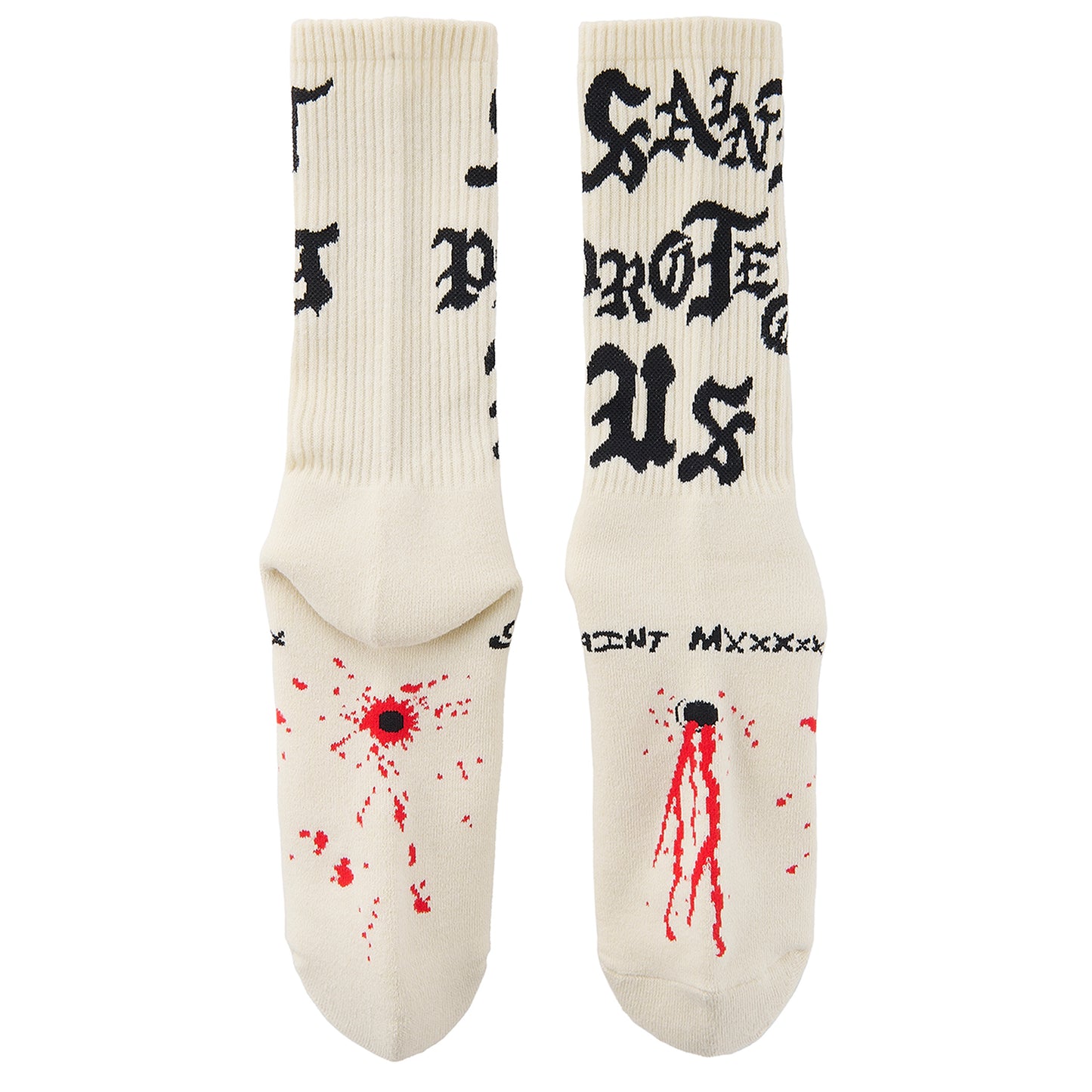 SOCKS/SAINT PROTECT / ECRU