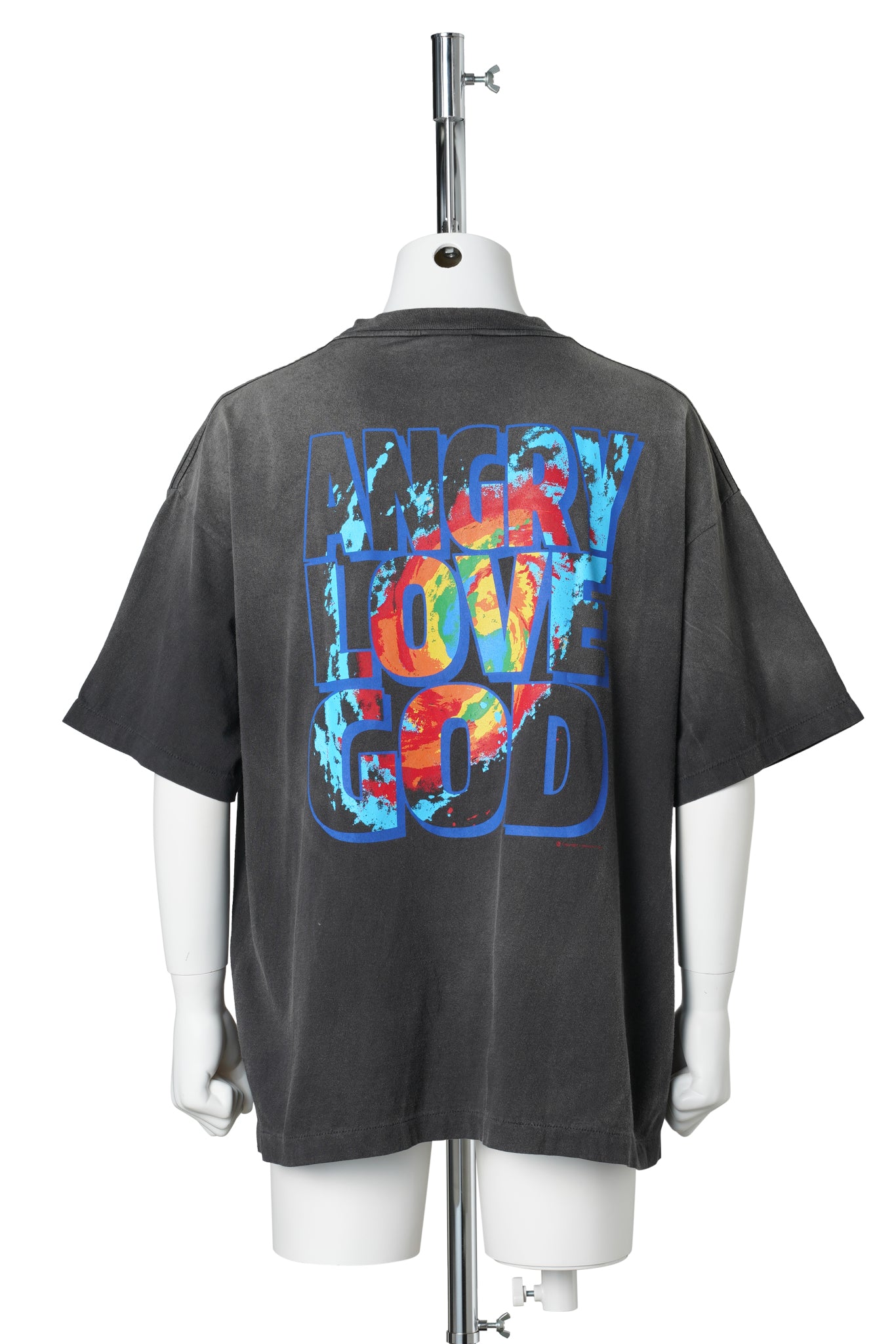 CACTUS PLANT FLEA MARKET CP_SS TEE/ANGRY LV GD / BLACK