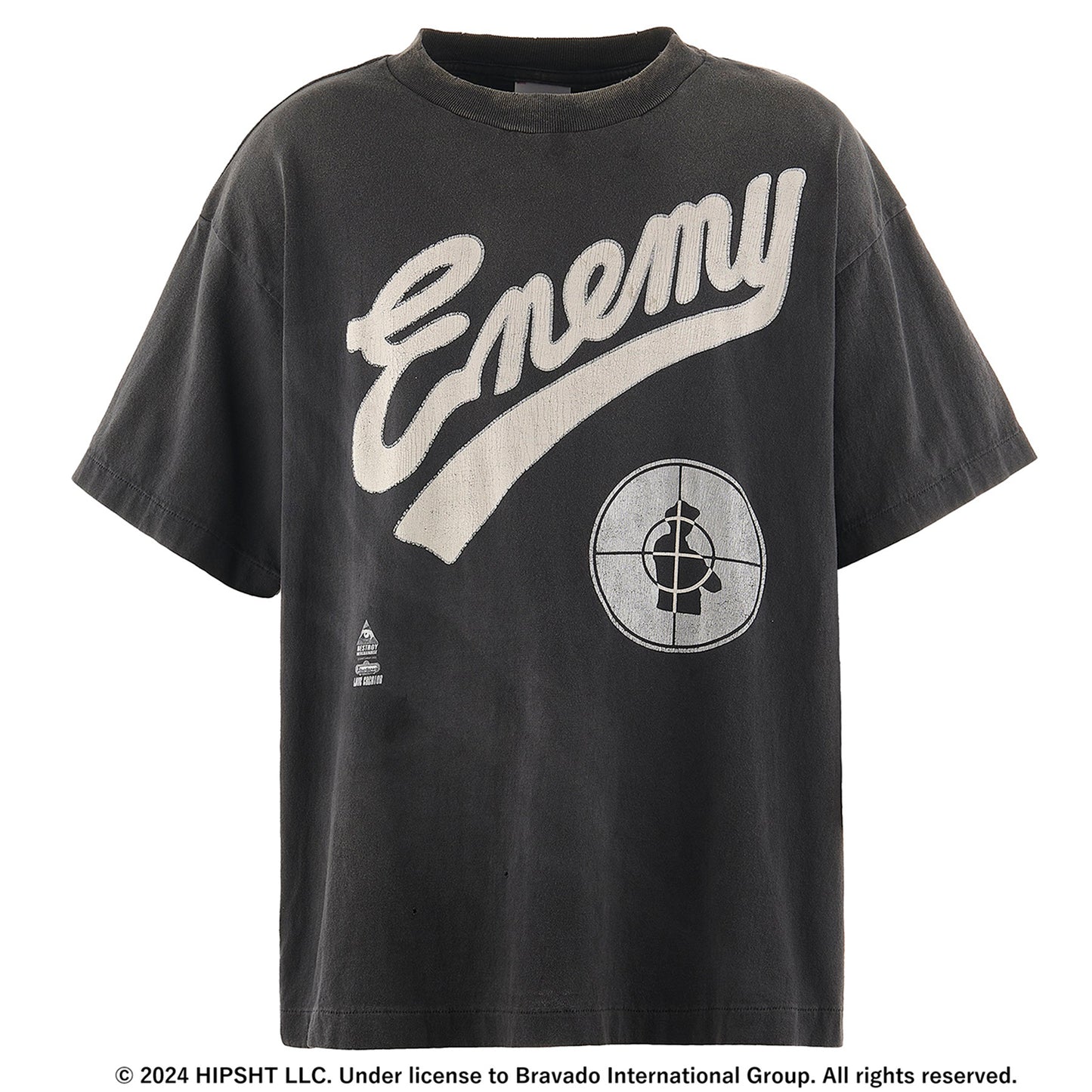 PUBLIC ENEMY PE_SS TEE/SNT ENEMY / BLACK