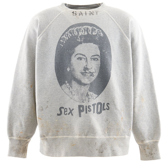 Sex Pistols SP_CREW SWT/QUEEN / GRAY