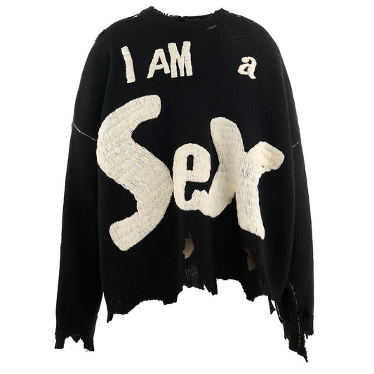 Sex Pistols SP_CREW KNT/I AM A / BLACK