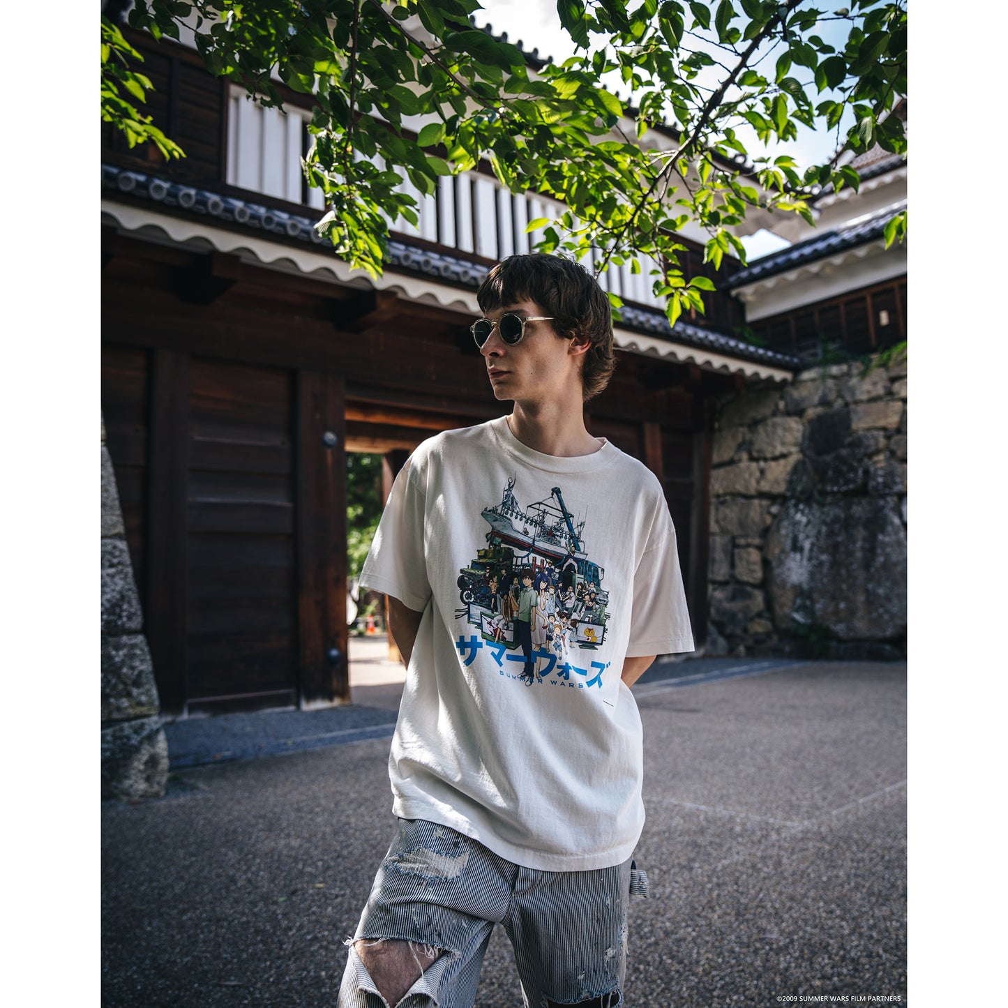 SAINT Mxxxxxx x サマーウォーズ x GEEKS RULE SG_SS TEE/SUMEER WARS / WHITE