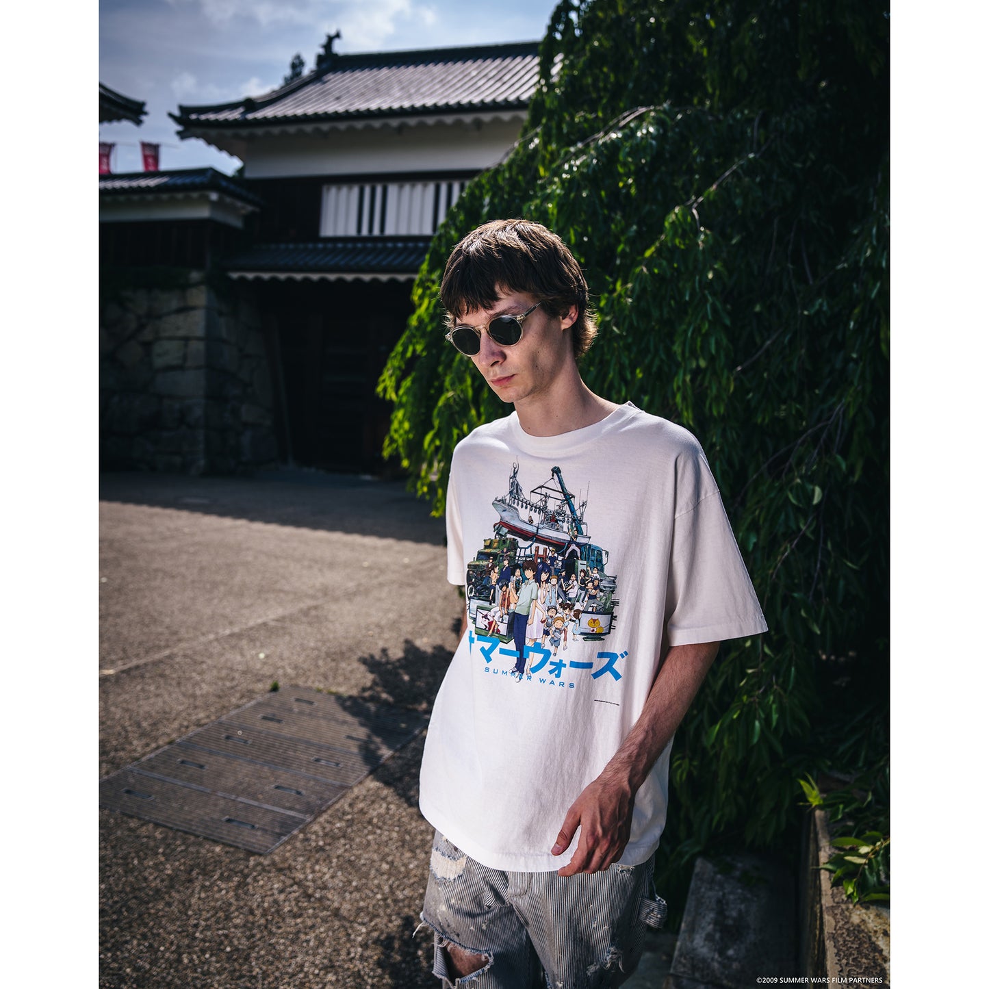 SAINT Mxxxxxx x サマーウォーズ x GEEKS RULE SG_SS TEE/SUMEER WARS / WHITE