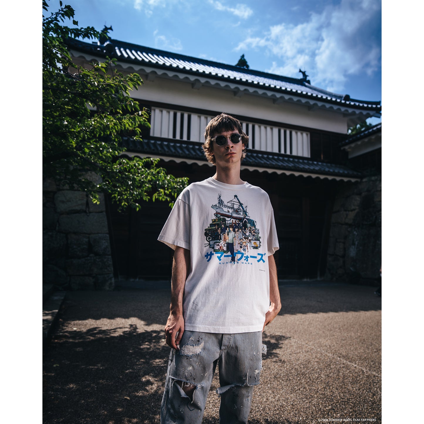 SAINT Mxxxxxx x サマーウォーズ x GEEKS RULE SG_SS TEE/SUMEER WARS / WHITE