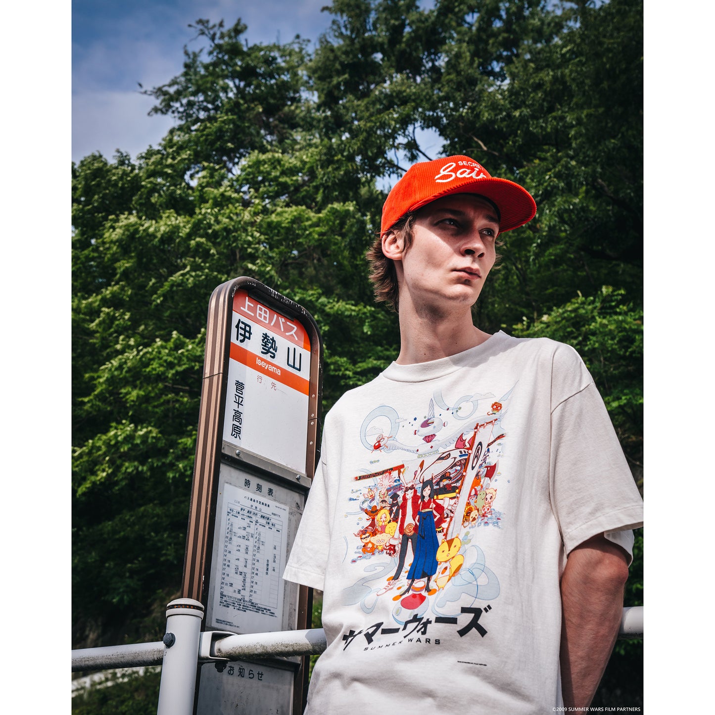 SAINT Mxxxxxx x サマーウォーズ x GEEKS RULE SG_SS TEE/SUMEER WARS / WHITE