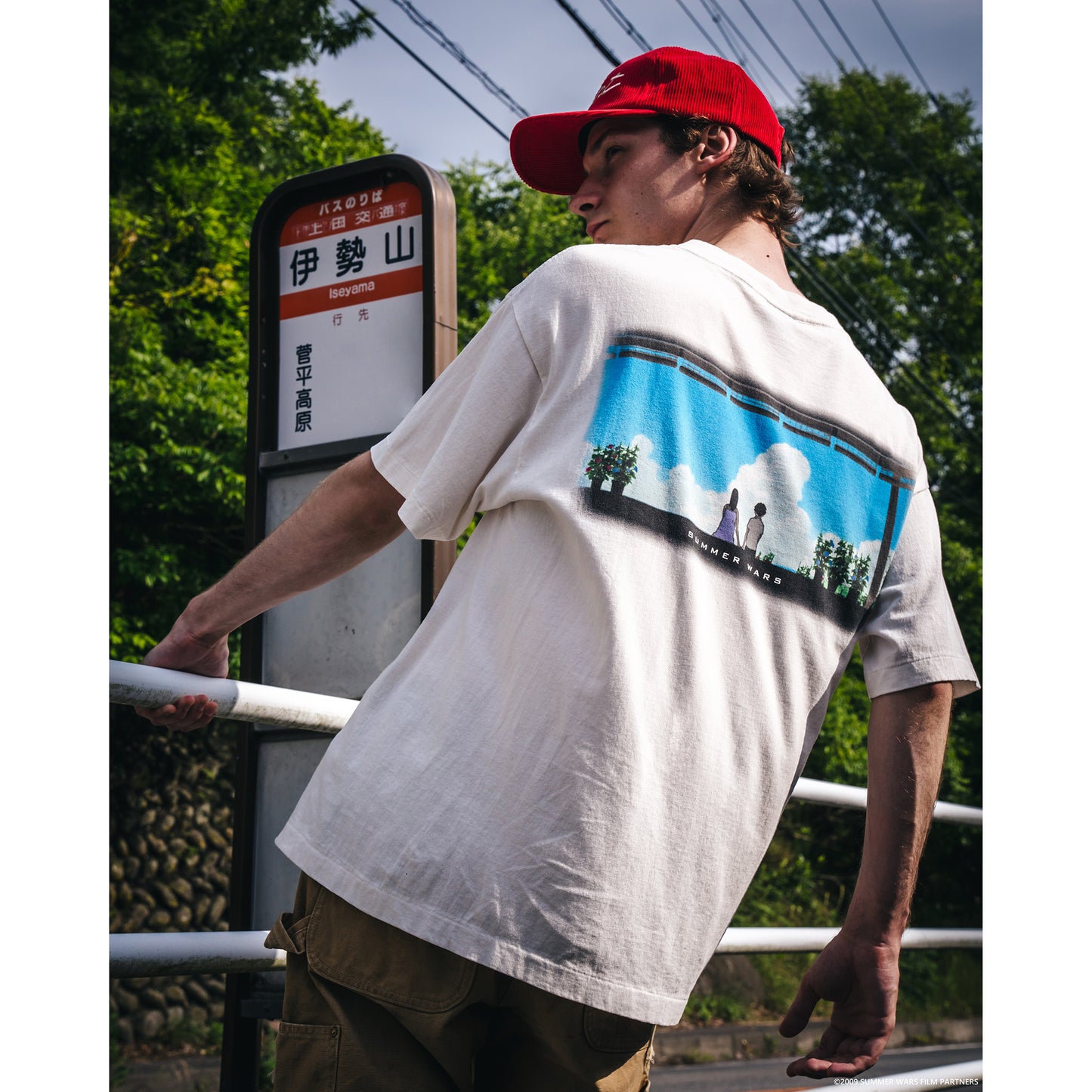 SAINT Mxxxxxx x サマーウォーズ x GEEKS RULE SG_SS TEE/SUMEER WARS / WHITE