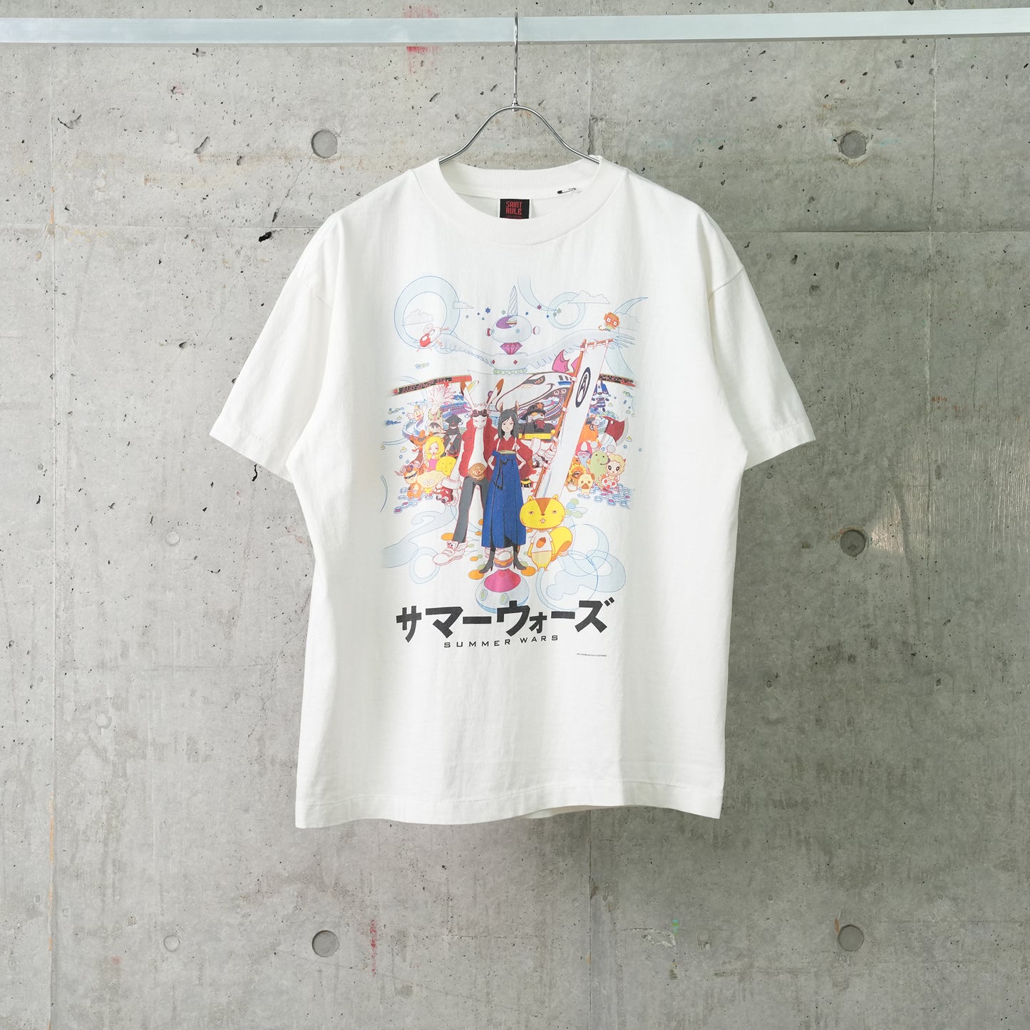 SAINT Mxxxxxx x サマーウォーズ x GEEKS RULE SG_SS TEE/SUMEER WARS / WHITE