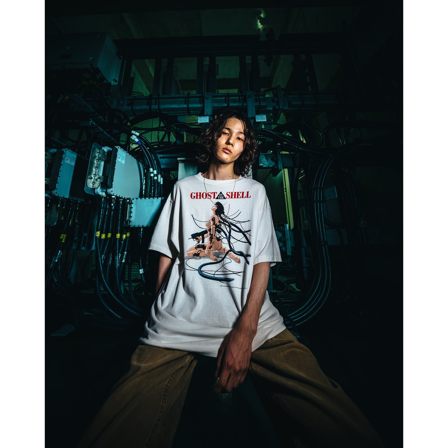 攻殻機動隊 GS_SS TEE/GITS / WHITE