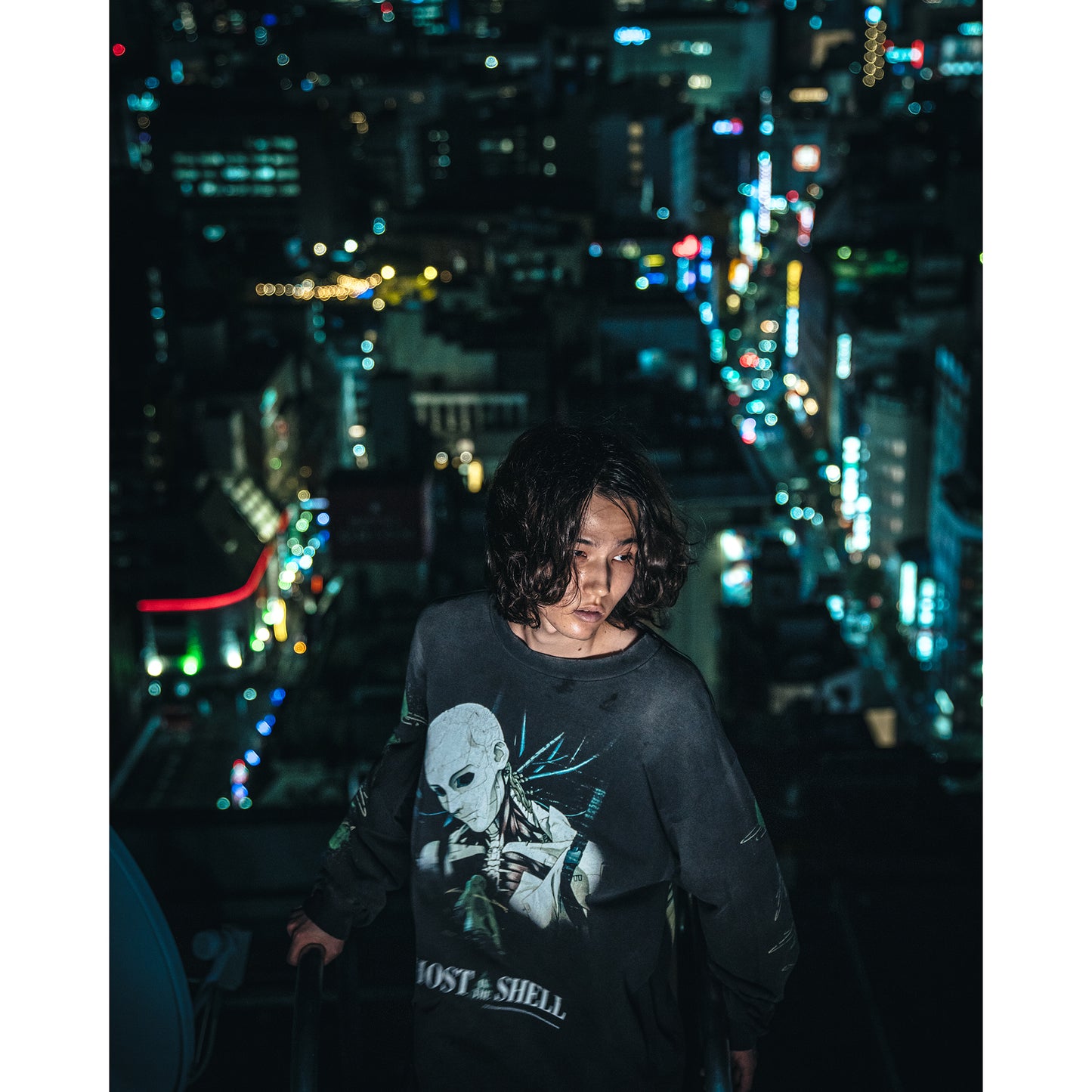 攻殻機動隊 GS_LS TEE/GITS / BLACK