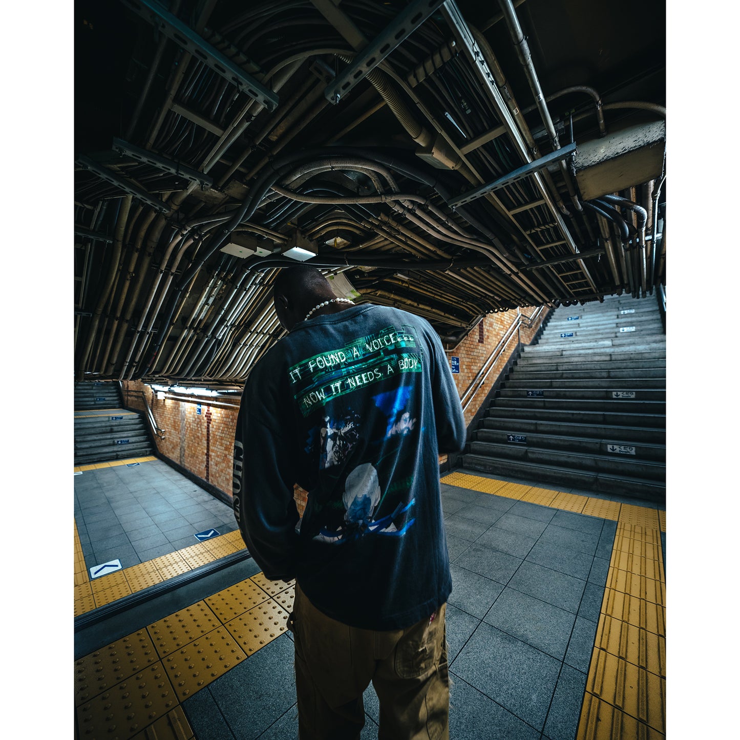 攻殻機動隊 GS_LS TEE/ILYA GITS / BLACK