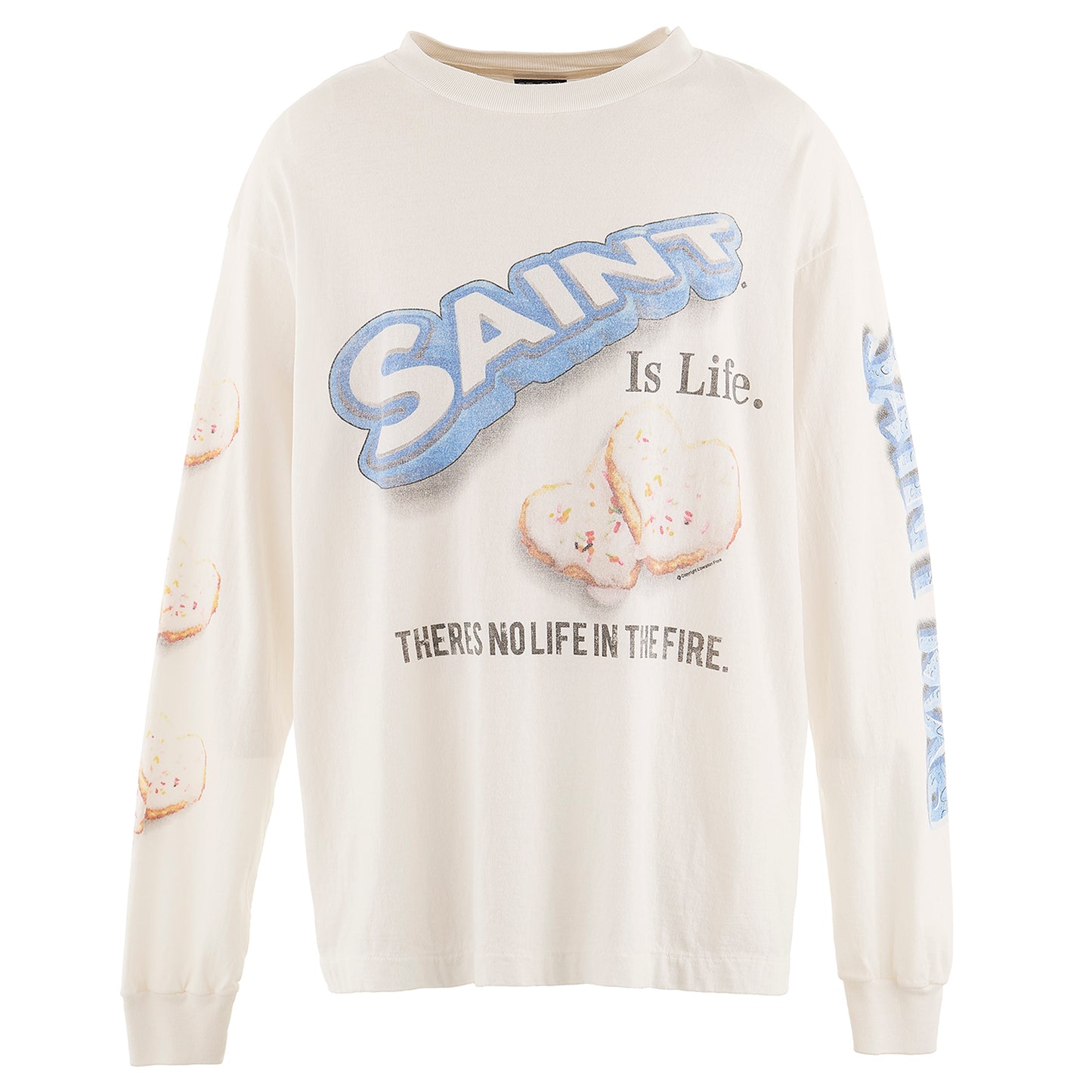 SHERMER ACADEMY SA_LS TEE/HEART CKIE / WHITE