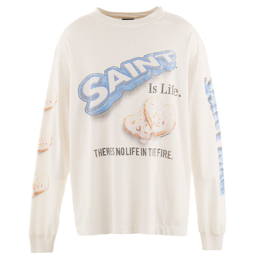 SHERMER ACADEMY SA_LS TEE/HEART CKIE / WHITE