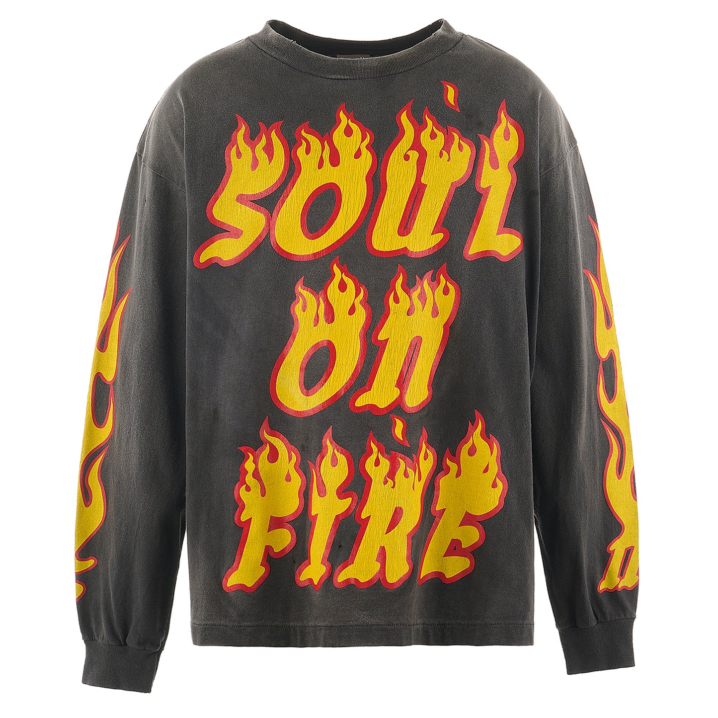 LS TEE/SOUL ON FIRE / BLACK