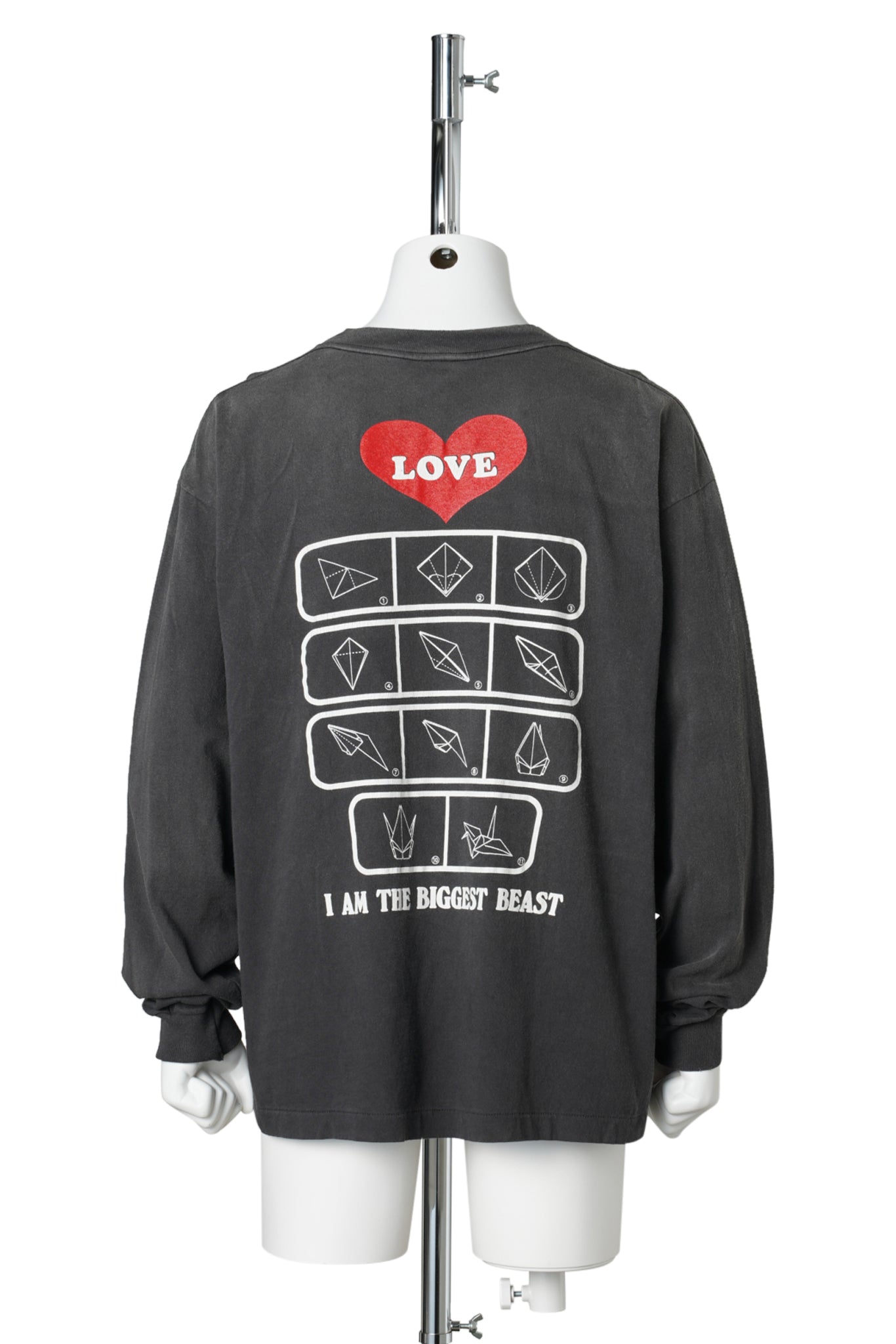LS TEE/LOVE / BLACK