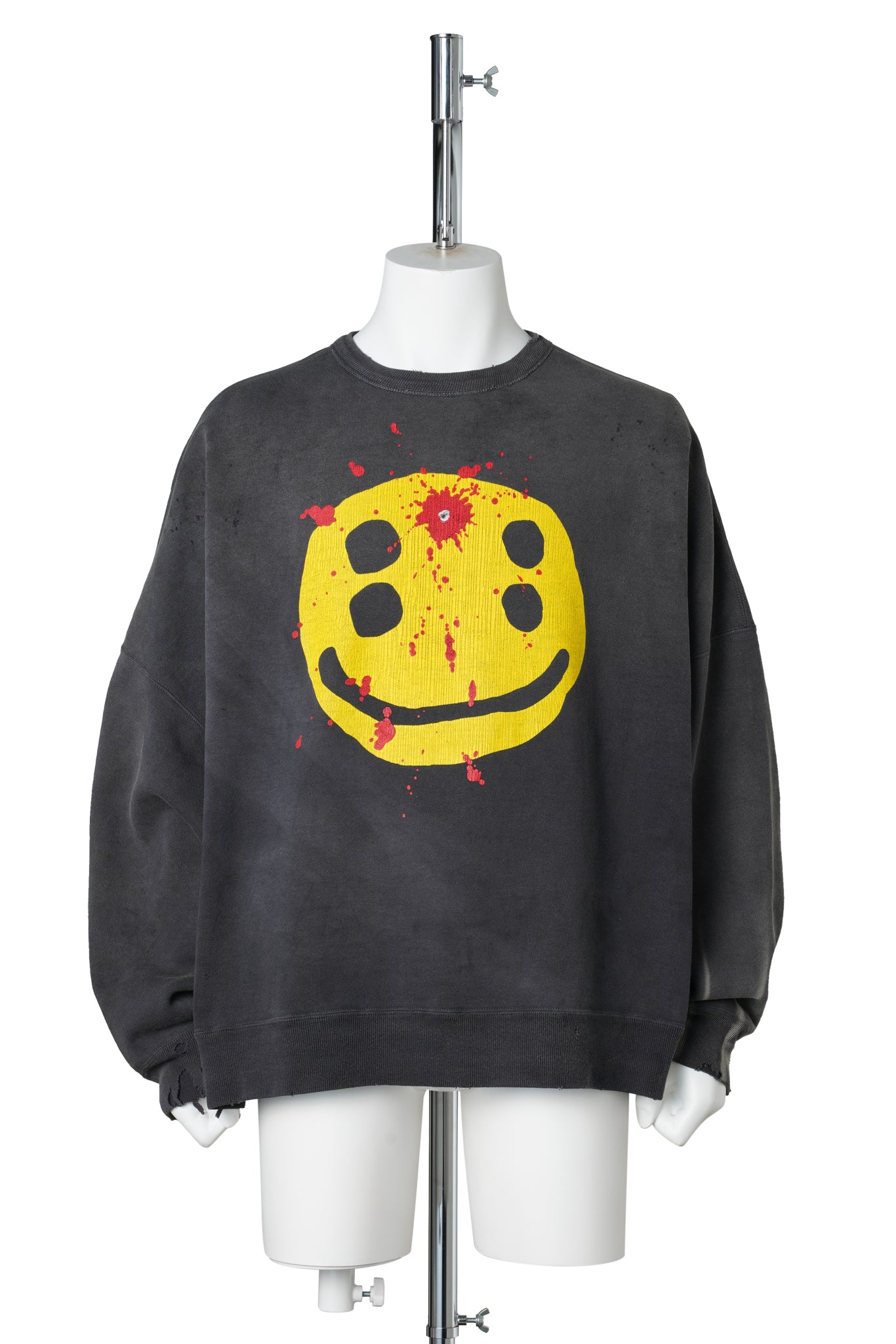 CACTUS PLANT FLEA MARKET CP_CREW SWT/SMILE / BLACK