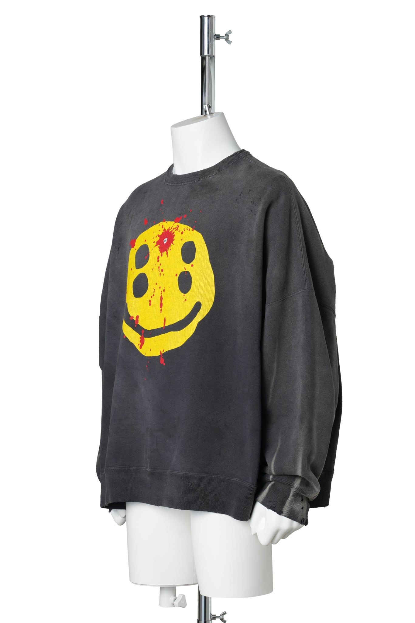 CACTUS PLANT FLEA MARKET CP_CREW SWT/SMILE / BLACK