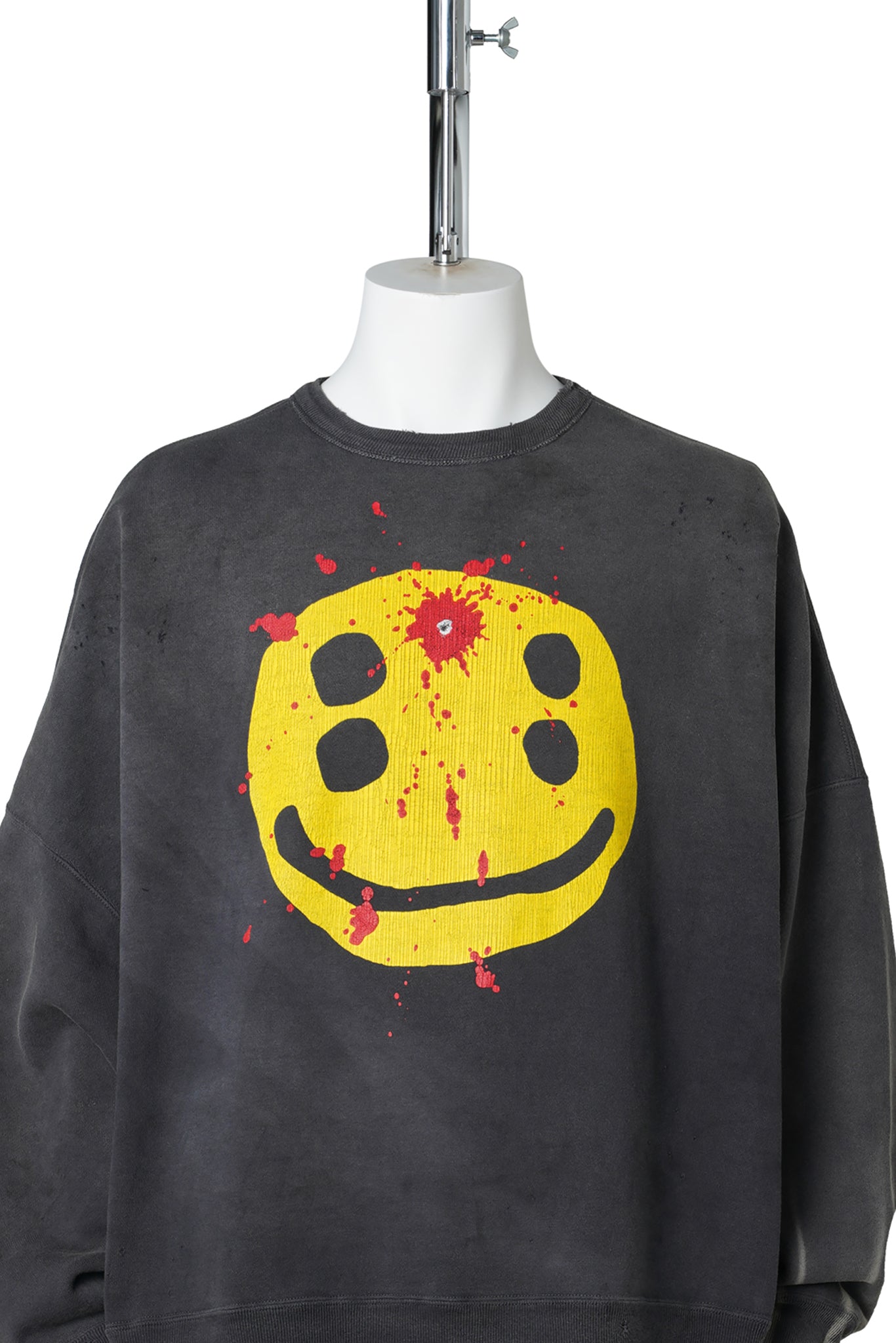 CACTUS PLANT FLEA MARKET CP_CREW SWT/SMILE / BLACK