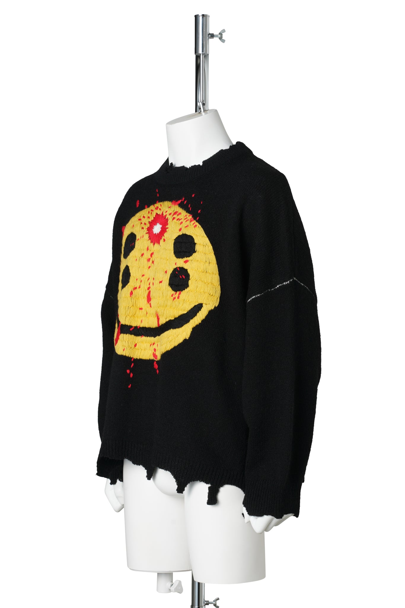 CACTUS PLANT FLEA MARKET CP_CREW KNT/SMILE / BLACK