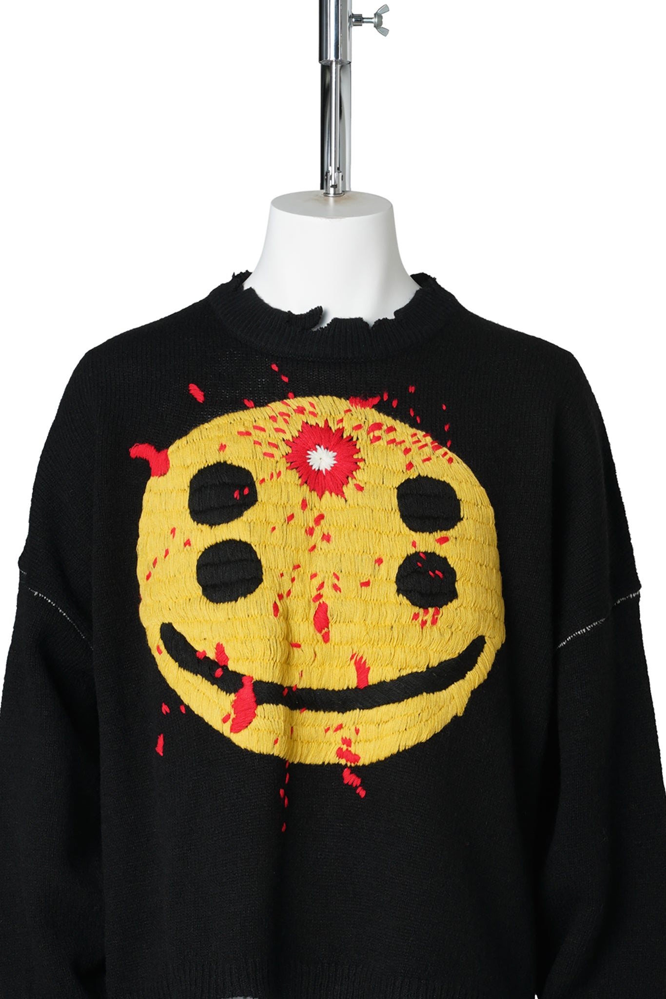 CACTUS PLANT FLEA MARKET CP_CREW KNT/SMILE / BLACK