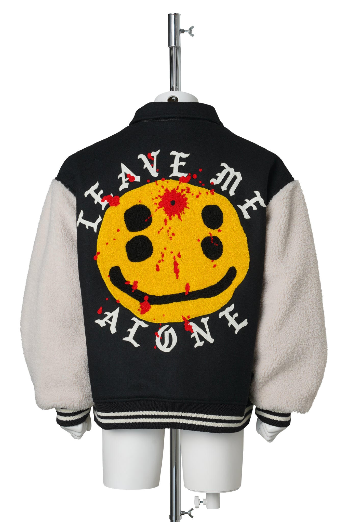 CACTUS PLANT FLEA MARKET CP_VARSITY JKT/LMA / BLACK