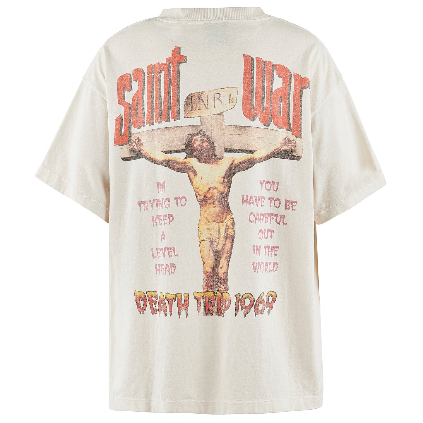 SS TEE/SAINT WAR / WHITE