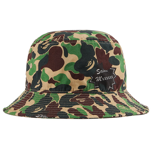 A BATHING APE® AP_BUCKET HAT/ST APE / CAMO