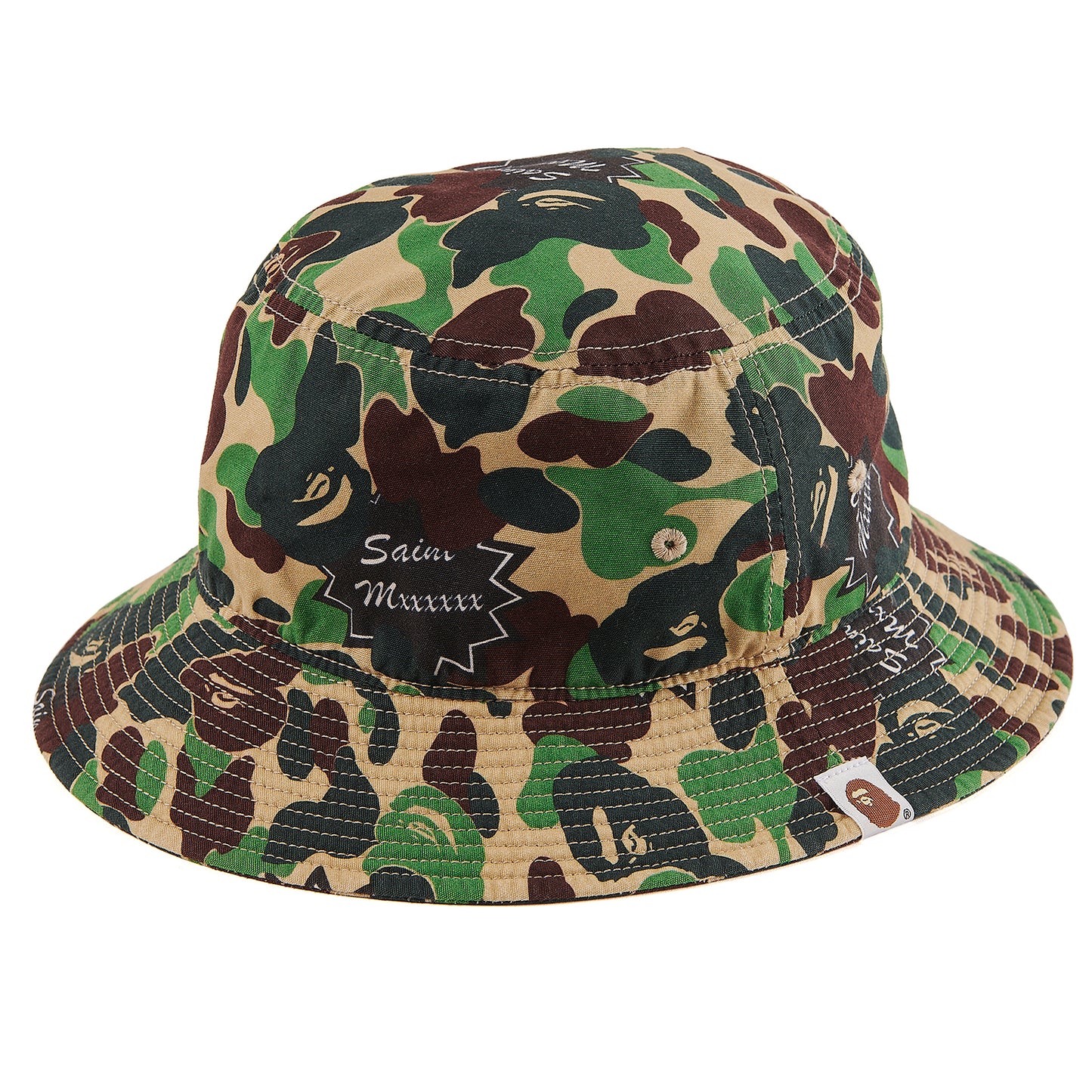 A BATHING APE® AP_BUCKET HAT/ST APE / CAMO