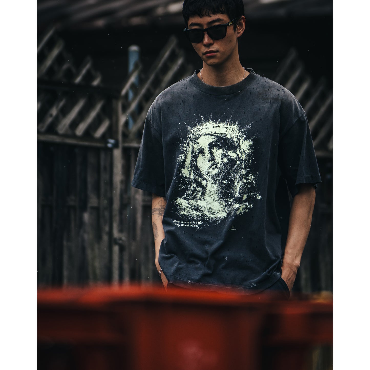 SS TEE/MARIA / BLACK