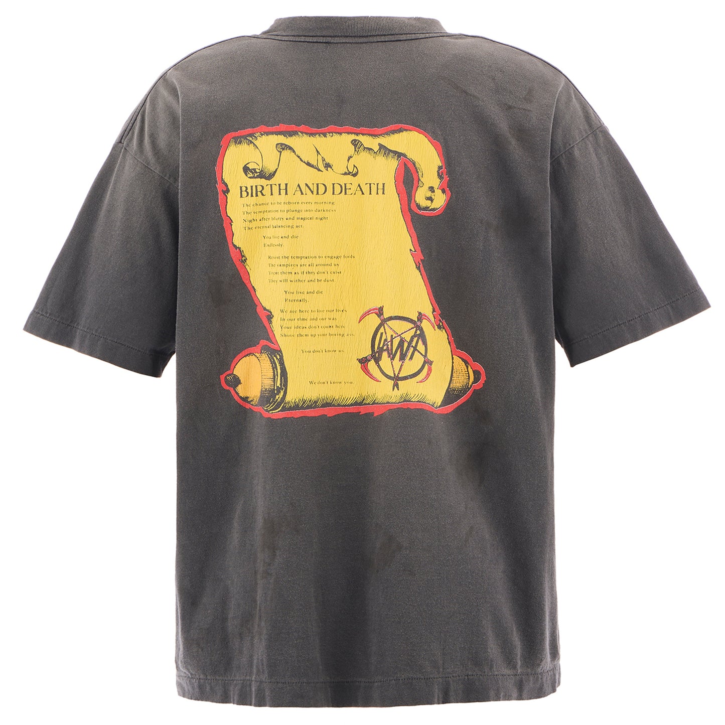 SS TEE/BIRTH AND DEATH / BLACK