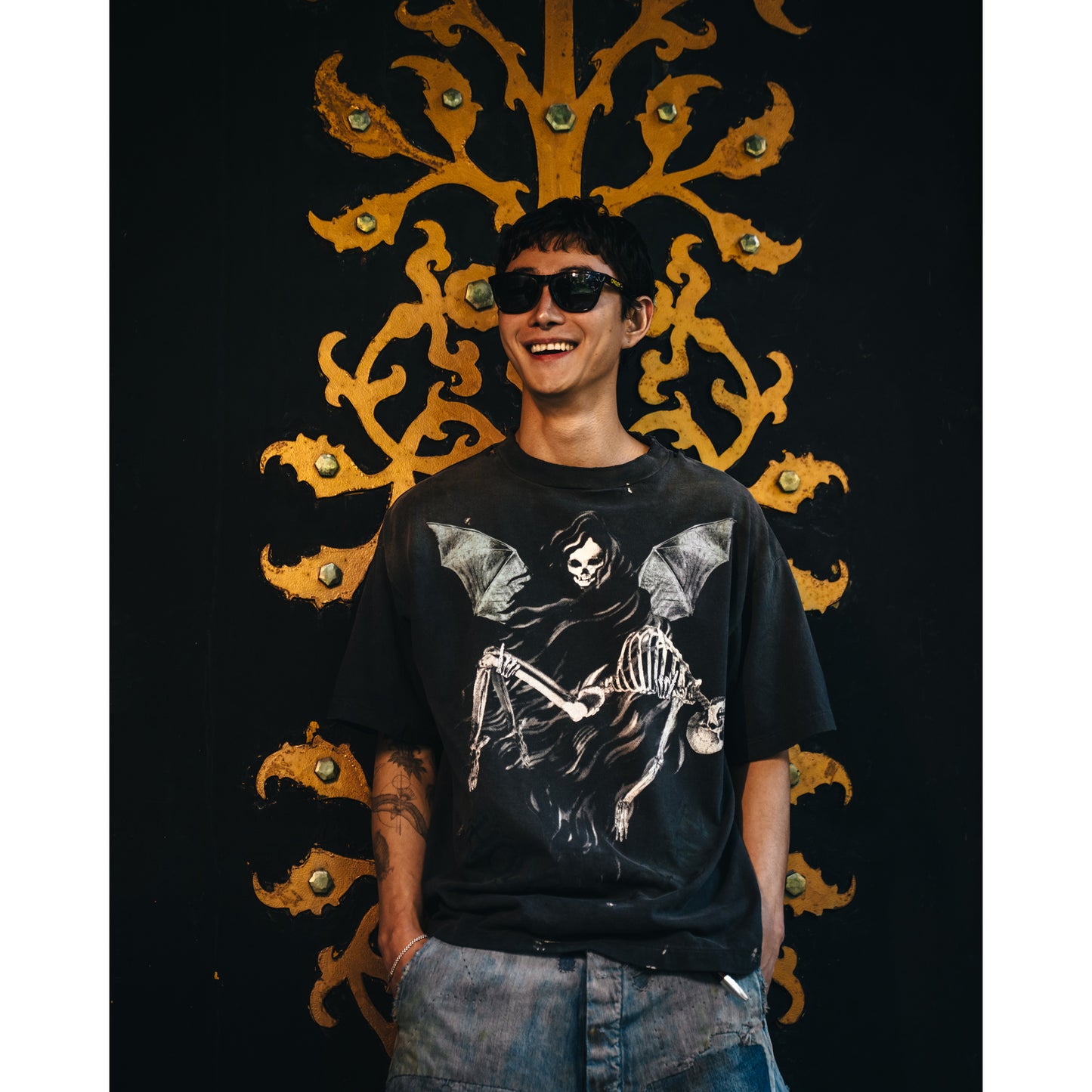 SS TEE/HOLY SAINT / BLACK