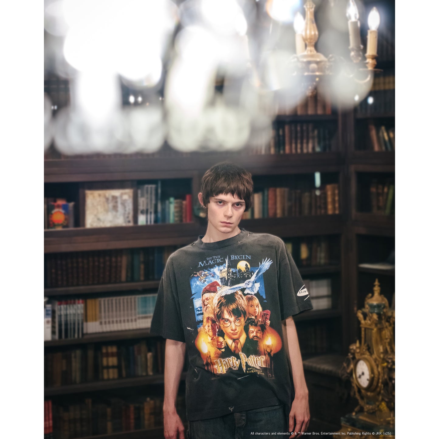 SAINT Mxxxxxx x Harry Potter HP_SS TEE/SORCERER'S STONE / BK