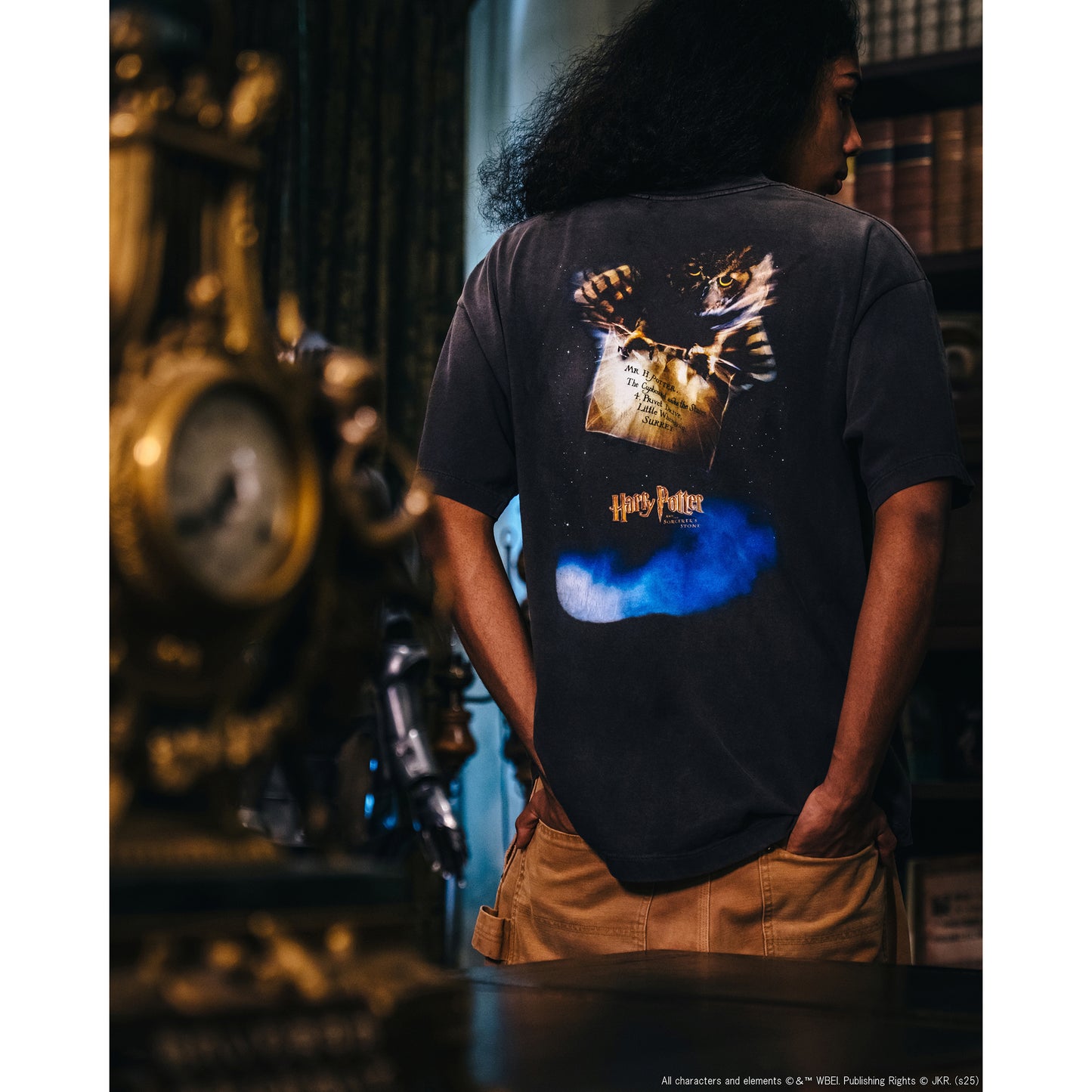 SAINT Mxxxxxx x Harry Potter HP_SS TEE/PHILSPHR'S STONE / BK