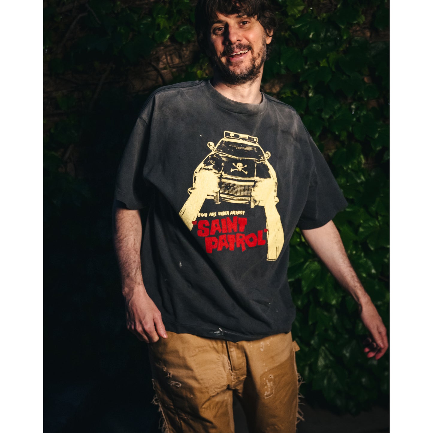 SS TEE/SAINT PATOROL / BLACK