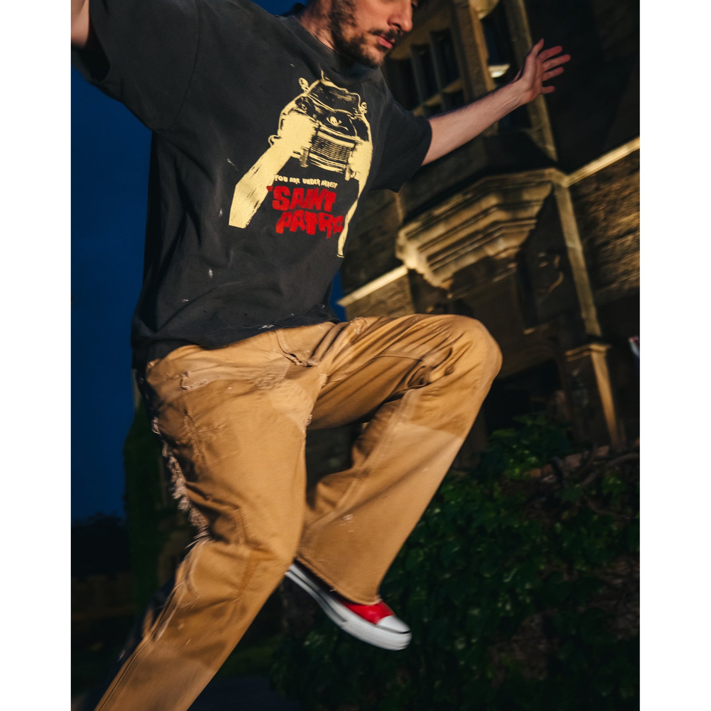 SS TEE/SAINT PATOROL / BLACK