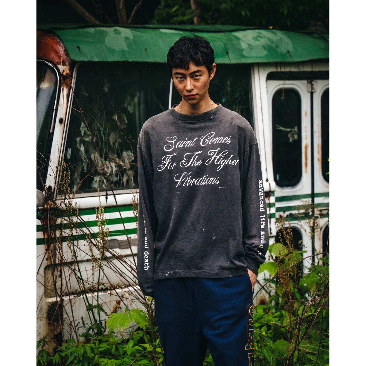 LS TEE / SAINT COMES / BLACK