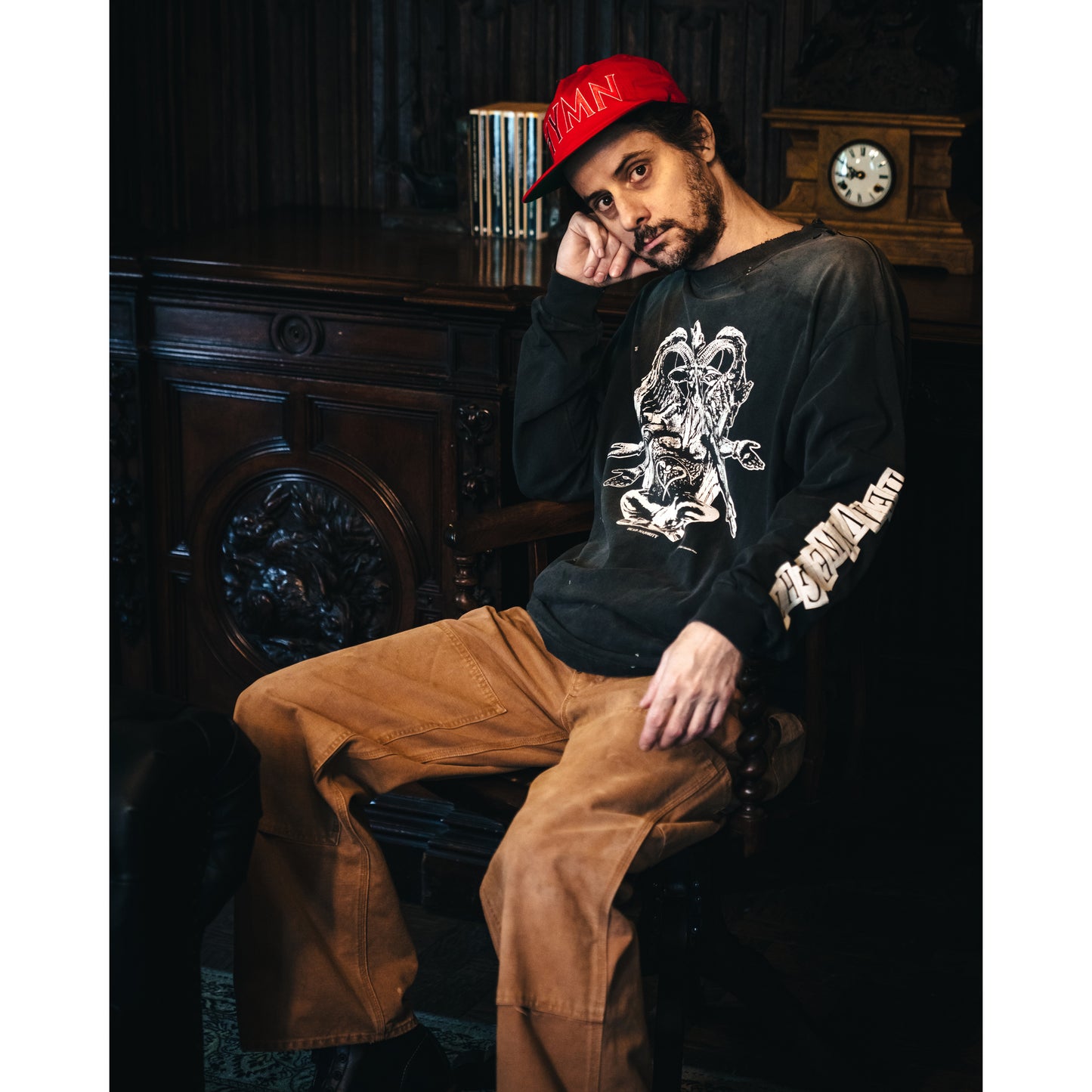 LS TEE/HEAVY WELGHT / BLACK