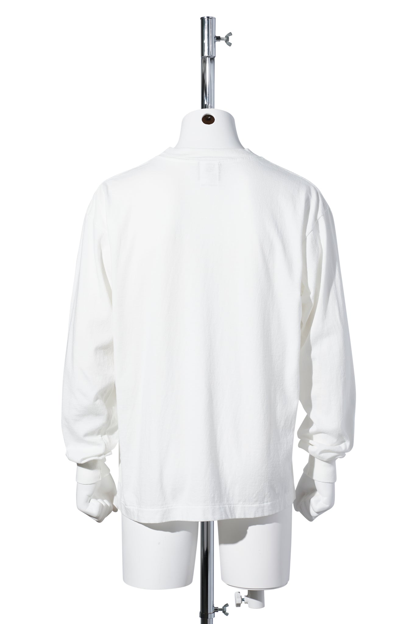 LS TEE / FASHION POLITICS / WHITE