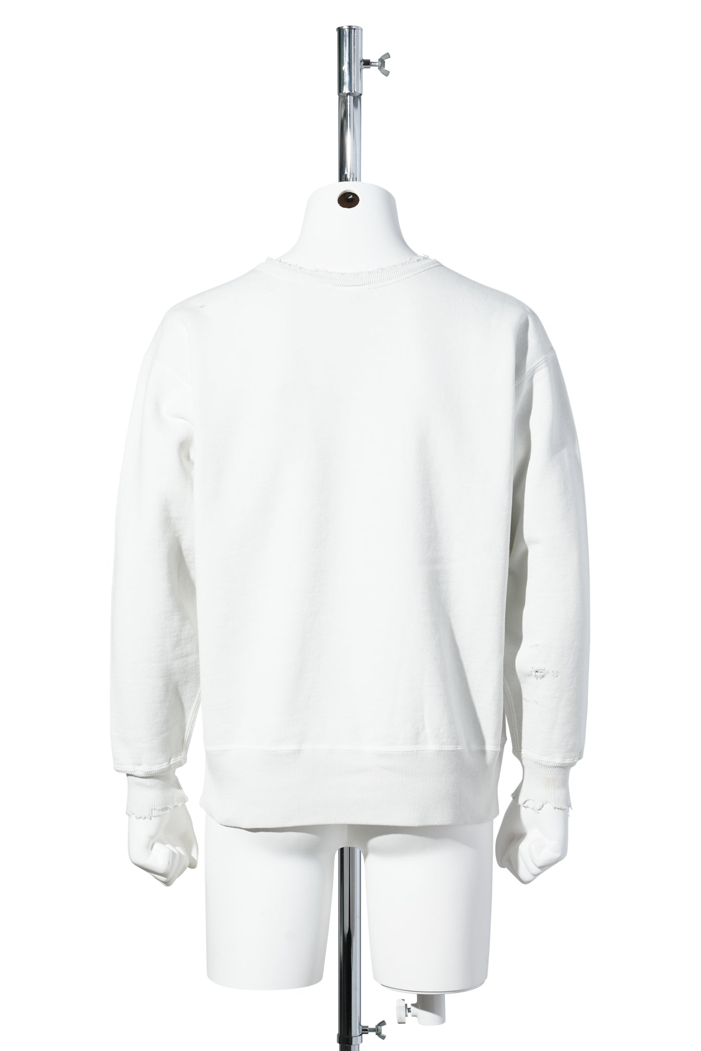 CRW NECK SWT/VAGUE ABUSE / WHITE