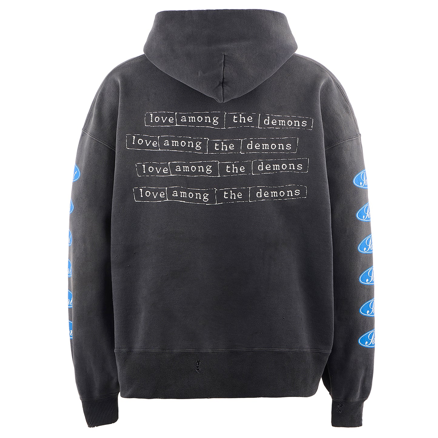 HOODIE/LOVE AMONG / BLACK