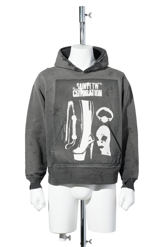 HOODIE/SAINT CELEBRATION / BLACK
