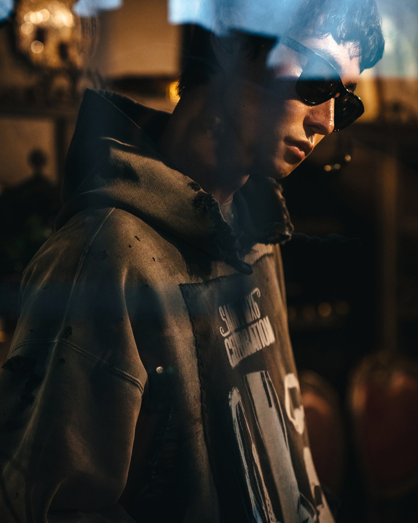 HOODIE/SAINT CELEBRATION / BLACK