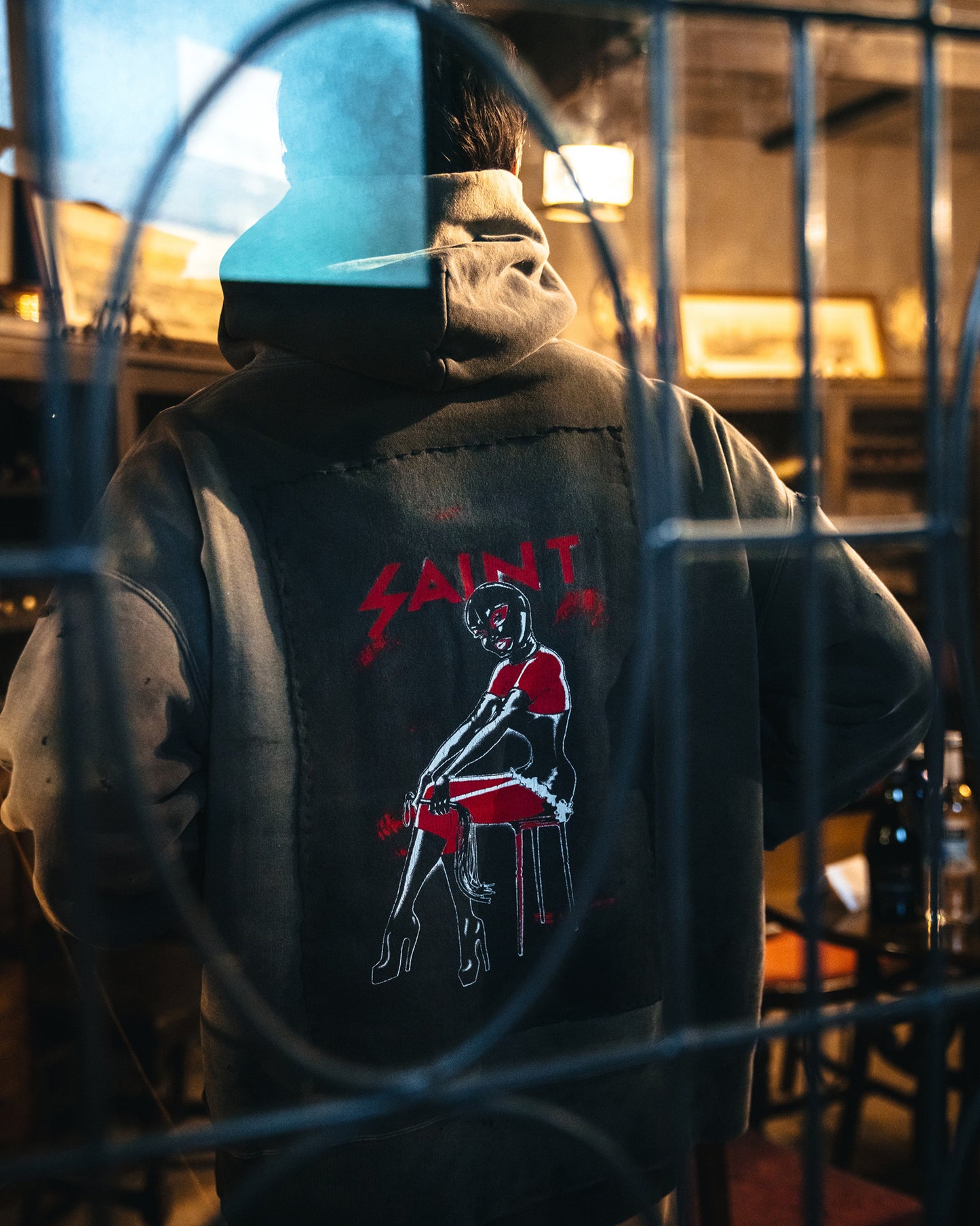 HOODIE/SAINT CELEBRATION / BLACK